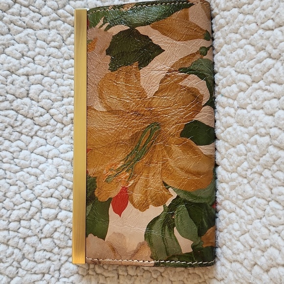 Patricia Nash Hawaiian Lili Floral Italian Leather Velour Lined Wallet - Picture 3 of 8